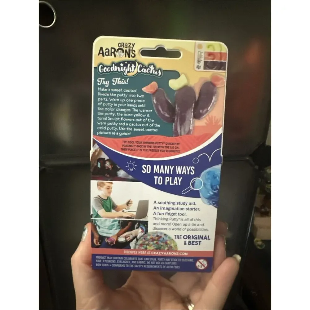 Aaron’s Crazy Thinking Putty Better Butter | Viral TikTok Trend Goodnight Cactus